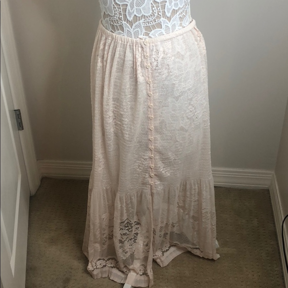 Free People lace skirt.  NWT